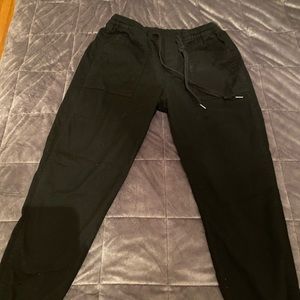 Black joggers
